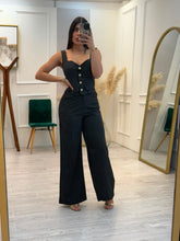 Cargar imagen en el visor de la galería, HANNELORE - Set pantalon y chaleco negro