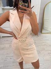 Cargar imagen en el visor de la galería, HALIA - Vestido beige