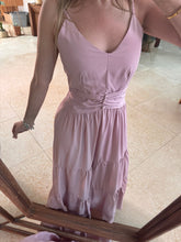 Cargar imagen en el visor de la galería, QUIRINA - Maxi vestido rosa