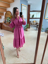 Cargar imagen en el visor de la galería, GAELA - Maxi vestido bugambilia