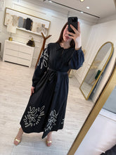 Cargar imagen en el visor de la galería, FILOMENA - Maxi vstido negro