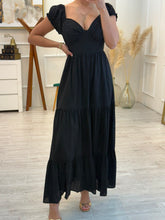 Cargar imagen en el visor de la galería, LUCINE - Maxi vestido negro
