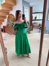 Cargar imagen en el visor de la galería, GRAYSON - Maxi vestido verde