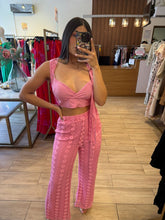 Cargar imagen en el visor de la galería, ELSA - Set pantalón y blusa rosa