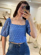 Cargar imagen en el visor de la galería, ENCARNACIÓN - Blusa azul