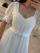 Cargar imagen en el visor de la galería, RUBY - Maxi vestido blanco
