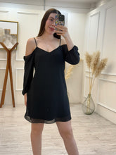 Cargar imagen en el visor de la galería, LEILA - Vestido corto negro