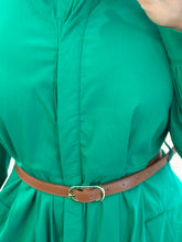 Cargar imagen en el visor de la galería, CHEL - Maxi vestido camisero verde