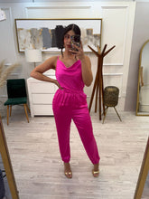 Cargar imagen en el visor de la galería, NADIA - Palazzo fucsia tirantes