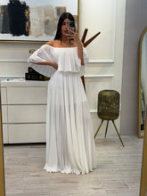 Cargar imagen en el visor de la galería, LAVINIA - Maxi vestido blanco