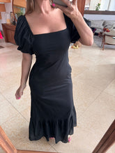 Cargar imagen en el visor de la galería, DILARA - Maxi vestido negro