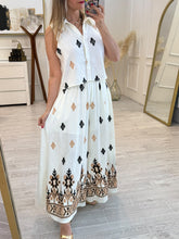Cargar imagen en el visor de la galería, FILIPPA - Set blusa y pantalón estampado