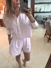 Cargar imagen en el visor de la galería, ENYA - Set blusa y short rayas rosa