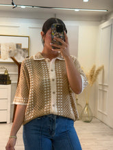 Cargar imagen en el visor de la galería, NOALI - Camisa de punto khaki