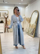Cargar imagen en el visor de la galería, GARAZI - Cardigan gris
