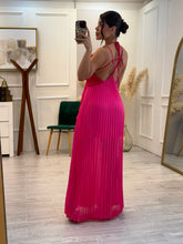 Cargar imagen en el visor de la galería, YARELY - Maxi vestido fucsia
