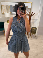 Cargar imagen en el visor de la galería, MIRIAM - Vestido azul estampado