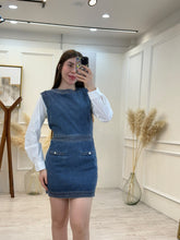 Cargar imagen en el visor de la galería, TRIXIE - Vestido denim con mangas