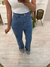 Cargar imagen en el visor de la galería, RHONDA - Pantalón azul denim