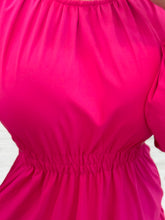 Cargar imagen en el visor de la galería, SILVIA - Maxi vestido fucsia