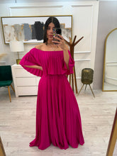 Cargar imagen en el visor de la galería, SORAIDA - Maxi vestido magenta