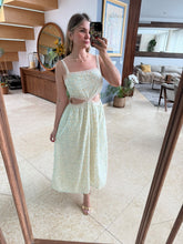 Cargar imagen en el visor de la galería, NOIR - Maxi vestido avena estampado
