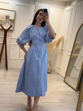 Cargar imagen en el visor de la galería, LANDINA - Maxi vestido azul