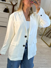 Cargar imagen en el visor de la galería, PARIS - Blazer blanco