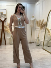 Cargar imagen en el visor de la galería, SIRHA - Set pantalon y blusa khaki