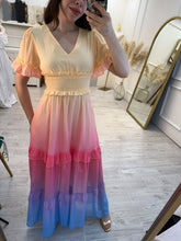 Cargar imagen en el visor de la galería, SAVANNAH - Maxi vestido degradado