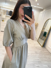 Cargar imagen en el visor de la galería, SOLANGE - Maxi vestido khaki