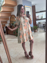 Cargar imagen en el visor de la galería, ALHELI - Mini Vestido "Patchwork Pastoral"