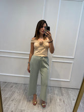 Cargar imagen en el visor de la galería, DARINKA - Crop top beige