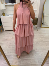Cargar imagen en el visor de la galería, TAMARA - Maxi vestido rosa
