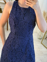 Cargar imagen en el visor de la galería, MARISTELLA - Vestido azul marino