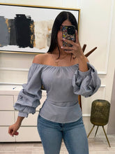 Cargar imagen en el visor de la galería, DANAE - Blusa rayada