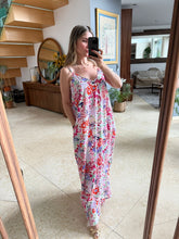 Cargar imagen en el visor de la galería, CLEOTILDE - Maxi vestido estampado tirantes
