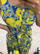 Cargar imagen en el visor de la galería, ROXANNE - Maxi vestido estampado limones