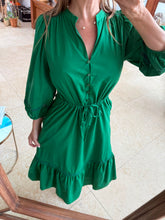 Cargar imagen en el visor de la galería, KANT - Maxi vestido verde