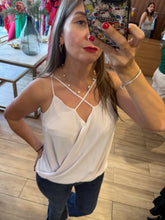 Cargar imagen en el visor de la galería, ALICIA - Blusa tirantes blanca
