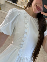 Cargar imagen en el visor de la galería, HANNELORE - Maxi vestido blanco