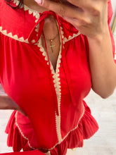 Cargar imagen en el visor de la galería, NOEMI - Vestido corto rojo