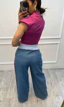 Cargar imagen en el visor de la galería, CIBELES - Set blusa y pantalon fucsia