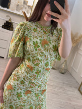Cargar imagen en el visor de la galería, LEYRE - Maxi vestido verde floral