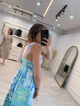 Cargar imagen en el visor de la galería, IVELISSE - Maxi vestido aqua tropical