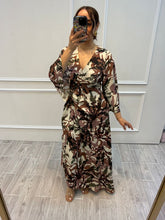 Cargar imagen en el visor de la galería, ADORA - Maxi vestido estampado multicolor