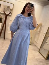 Cargar imagen en el visor de la galería, LANDINA - Maxi vestido azul