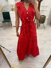 Cargar imagen en el visor de la galería, LIZZO - Maxi vestido rojo