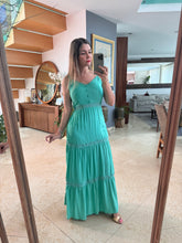 Cargar imagen en el visor de la galería, XANTHE - Maxi vestido verde