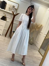 Cargar imagen en el visor de la galería, HANNELORE - Maxi vestido blanco